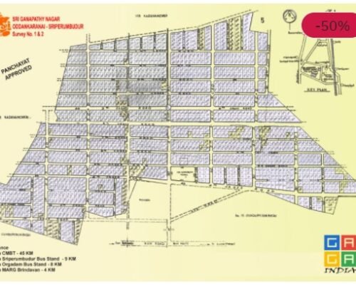 Plot For Sale in EMI (without %) Near Chennai-Sriperubmudur-Oragadam