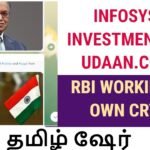 INFOSYS UDAANdotCOM | RBI WORKING FOR OWN CRYPTO | Tamil Share | Stocks For Intraday Trading