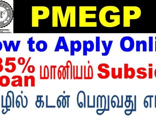 🤑PMEGP தொழில் கடன் பெறுவது எப்படி ? PMEGP Loan Apply Online In Tamil