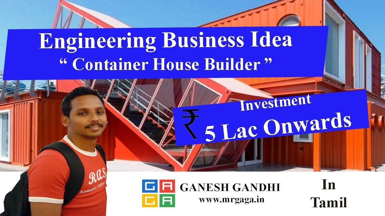 👍Small Business Idea  (தொழில் வாய்ப்பு )Container House for investment of Rs 1 Lac in Tamil