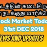 Stock Market Today 31st DEC 2018 | Tamil Share