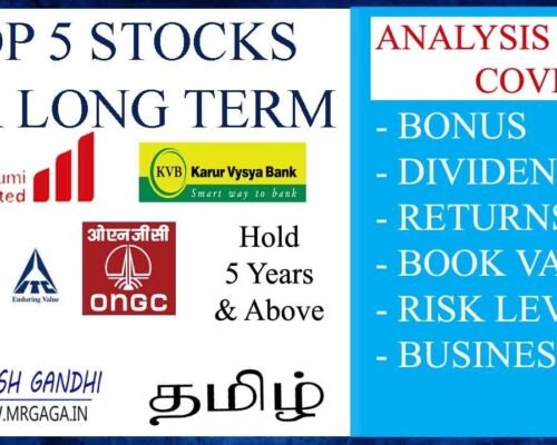 🖐️ Top 5 Stocks for Long Time Holding | Bonus | Dividend | ITC | ONGC | RIL | KVB | MSS | Gaga Share