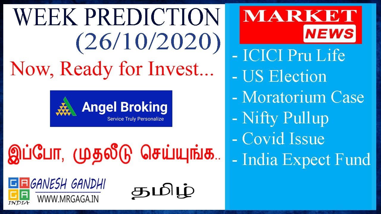 Week Prediction (26/10/20) #ANGEL_Broking #ICICI_PRU #IntradayStrategy | #Free_Intraday | Tomorrow
