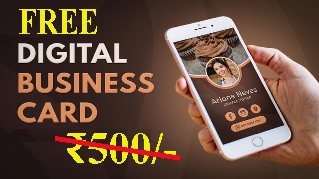 Free Digital Business Card Free SEO Create A Mobile optimised Digital 