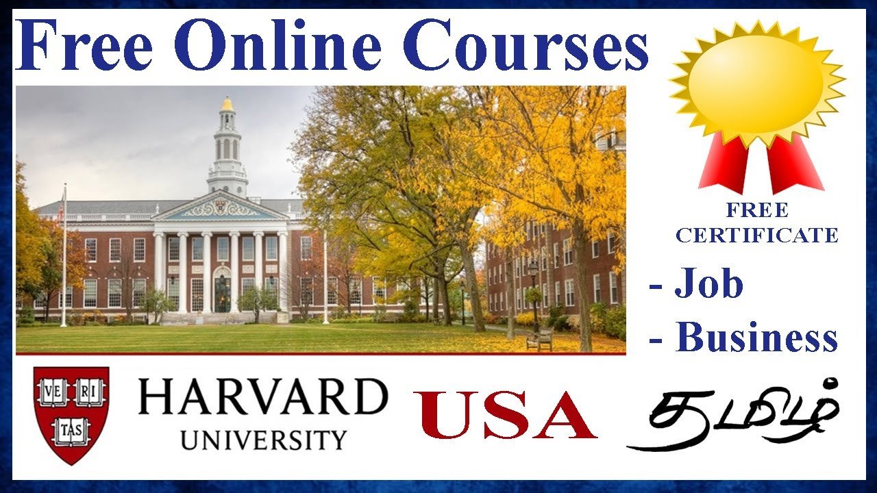 🎓 Harvard University | Free Online Course | America | Job Opportunity | Business Growth |