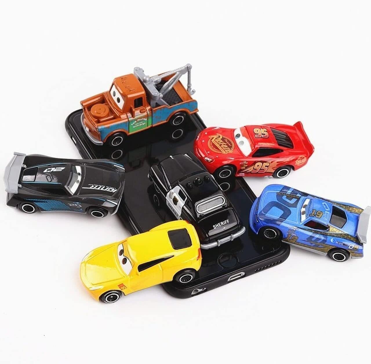 Galaxy Hi-Tech Mini Metal Die Cast Car Set Of-6 Toy Vehicle Play Set Free Wheel High Speed Unbreakable For Kids,Small Racing Car For Exciting Playtime Adventures,Movie Vehicle Car For Kids,Multicolor - Image 3