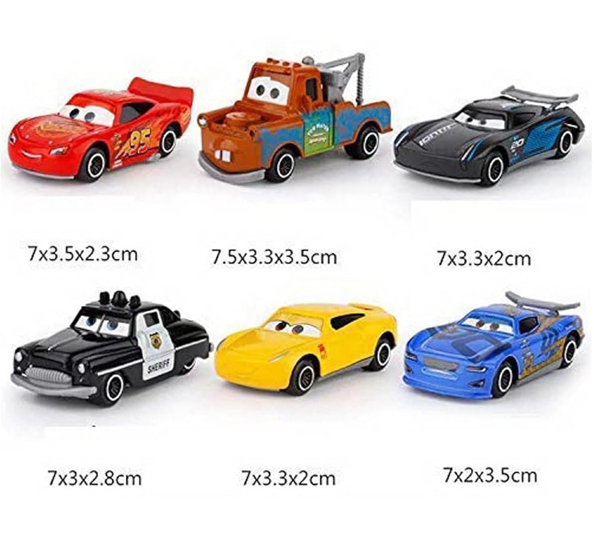 Galaxy Hi-Tech Mini Metal Die Cast Car Set Of-6 Toy Vehicle Play Set Free Wheel High Speed Unbreakable For Kids,Small Racing Car For Exciting Playtime Adventures,Movie Vehicle Car For Kids,Multicolor - Image 4