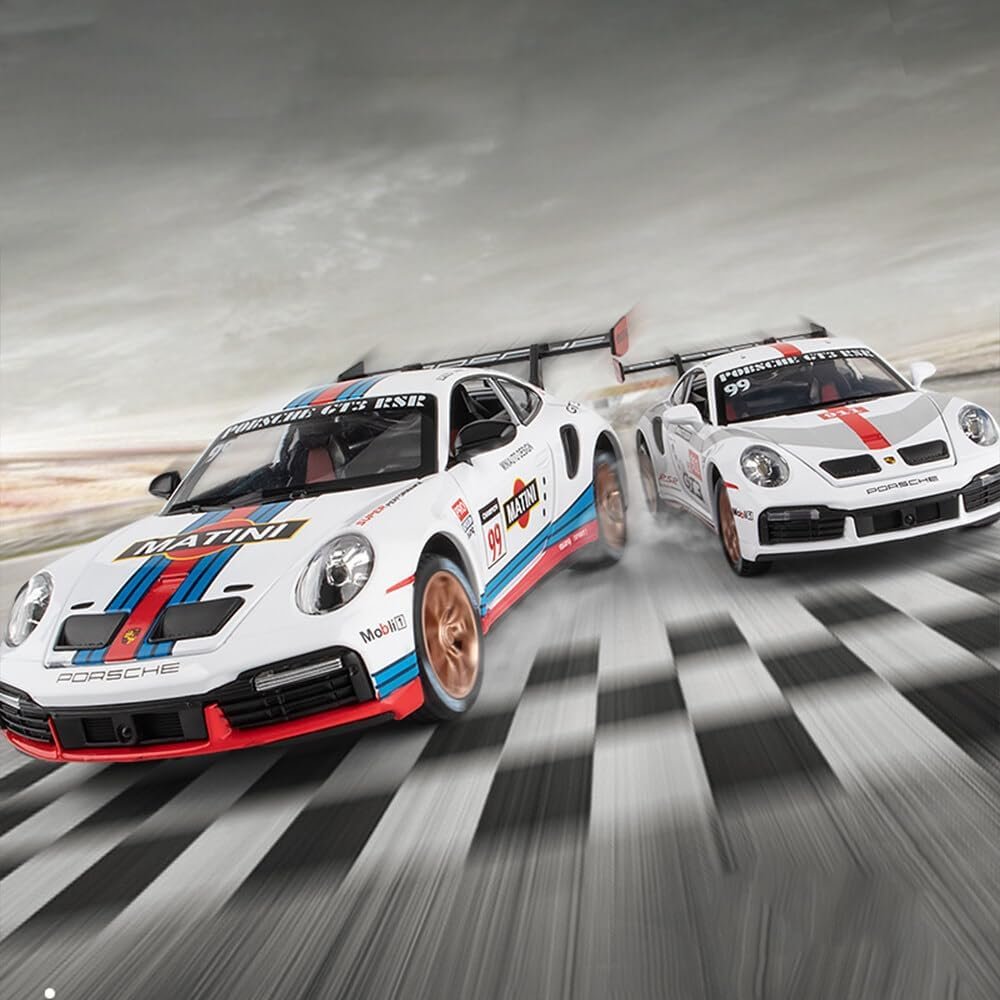 Sky Tech® Porsche 911 GT3 RS RSR Turbo S 1:32 Scale Model Car Exclusive Alloy Metal car Pull Back Die-cast Metal Toy car with Openable Doors Light Music Best Gifts Toys Kids【Colors as Per Stock】 - Image 8