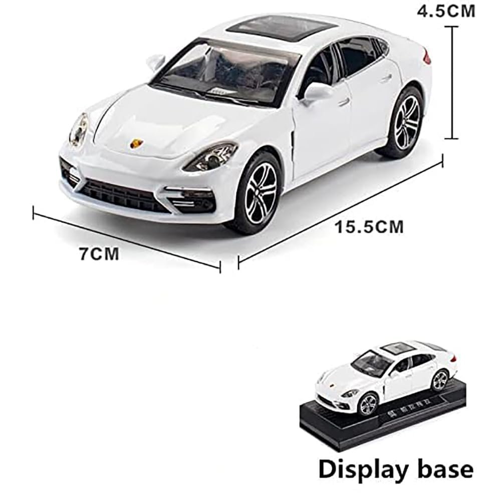 Sky Tech® Porsche Panamera1:32 Scale Model Car Exclusive Alloy Metal Pull Back Die-cast Car Diecast Metal Pullback Toy car with Openable Doors & Light Music Best Gifts Toys Kids【Colors as Per Stock】 - Image 5