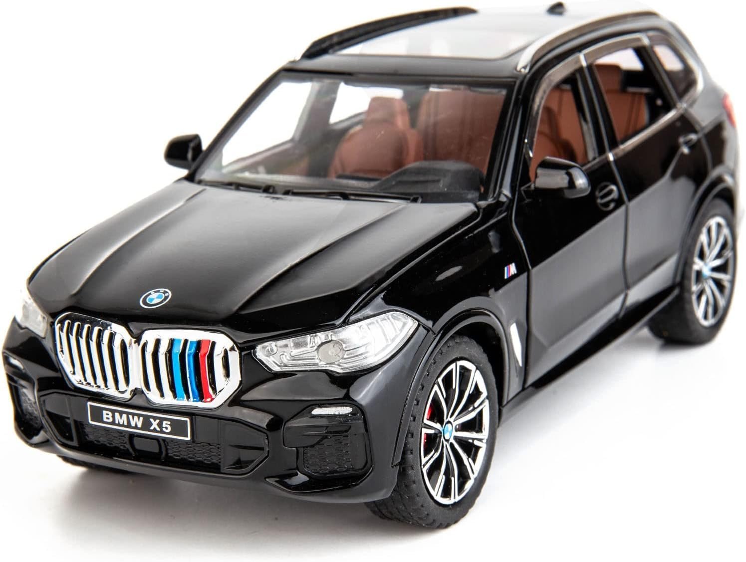 Sky Tech® BMW X5 SUV Car 1:32 Scale Model Car Exclusive Alloy Metal Pull Back Die-cast Diecast Metal Pullback Toy Openable Doors & Light Music Best Gifts Toys Kids【Colors as Per Stock】 - Image 2